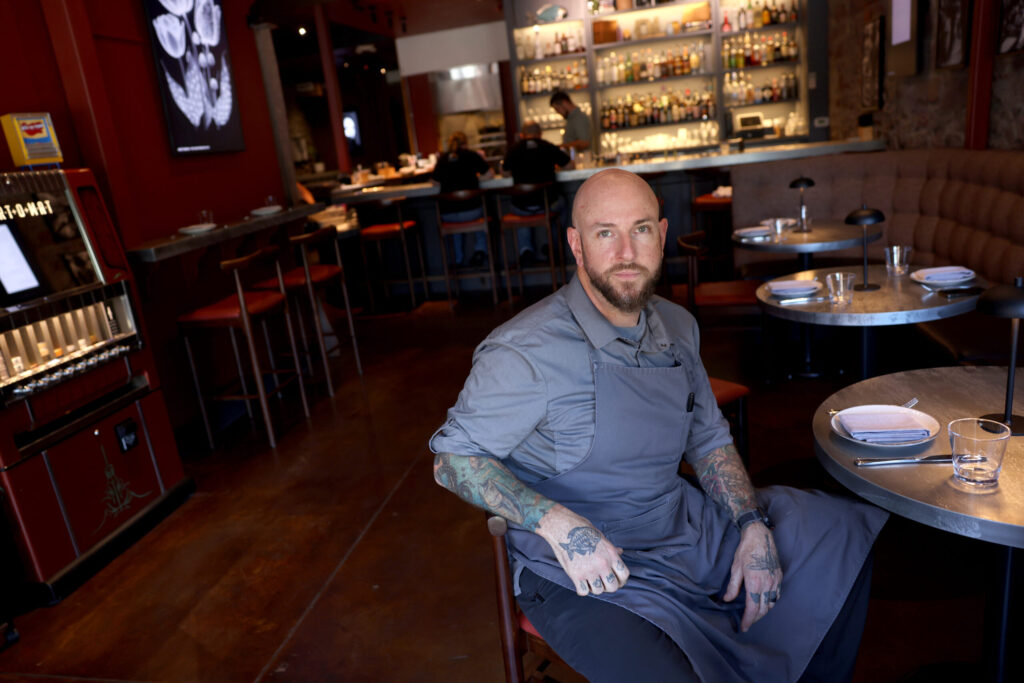 Jeremy Zimmerman, the head chef at Dead Letter in Sonoma Wednesday, July 15, 2026. (Beth Schlanker / The Press Democrat)