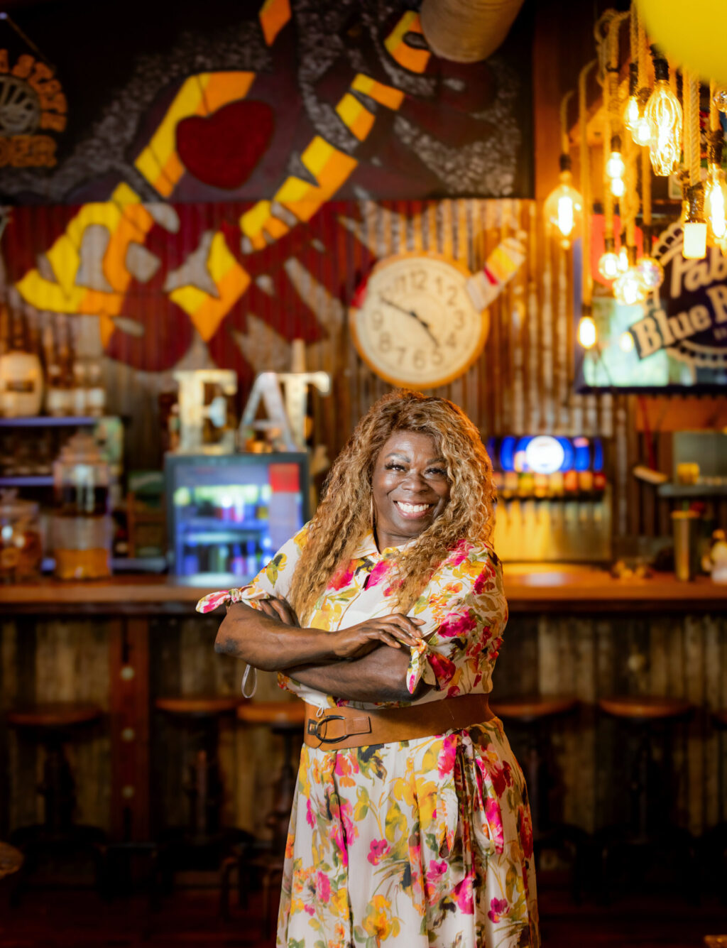 Saucy Mama’s Jook Joint owner Yvette Bidegain grew up in Guerneville watching her dad run Richardson Ribs in Santa Rosa. Bidegain still uses his recipes at her Highway 116 restaurant in Guerneville Friday, July 18, 2026. (John Burgess/The Press Democrat)