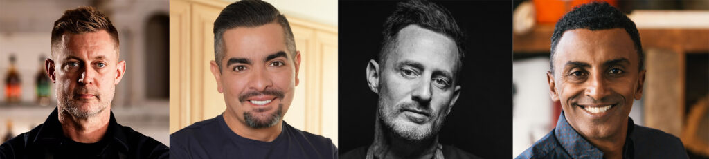 Bryan Voltaggio, Aaron Sanchez, Michael Voltaggio and Marcus Samuelsson will appear at Savor Sonoma at Graton Resort & Casino. (Courtesy of Graton Resort)