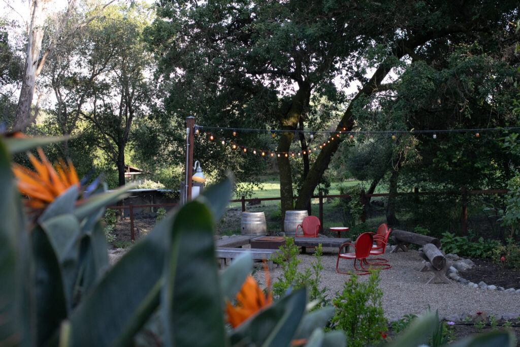 The historic Mission-style Westerbeke Ranch features places for gathering and contemplation. (Eileen Roche)