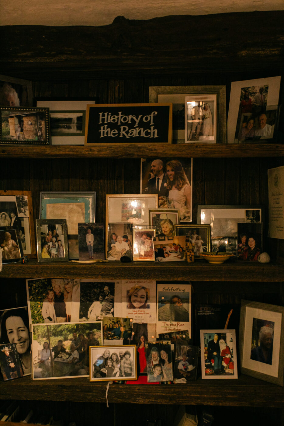 Westerbeke's grandparents appear in black-and-white photos throughout the property, along with dozens of other historical family photos. (Eileen Roche)