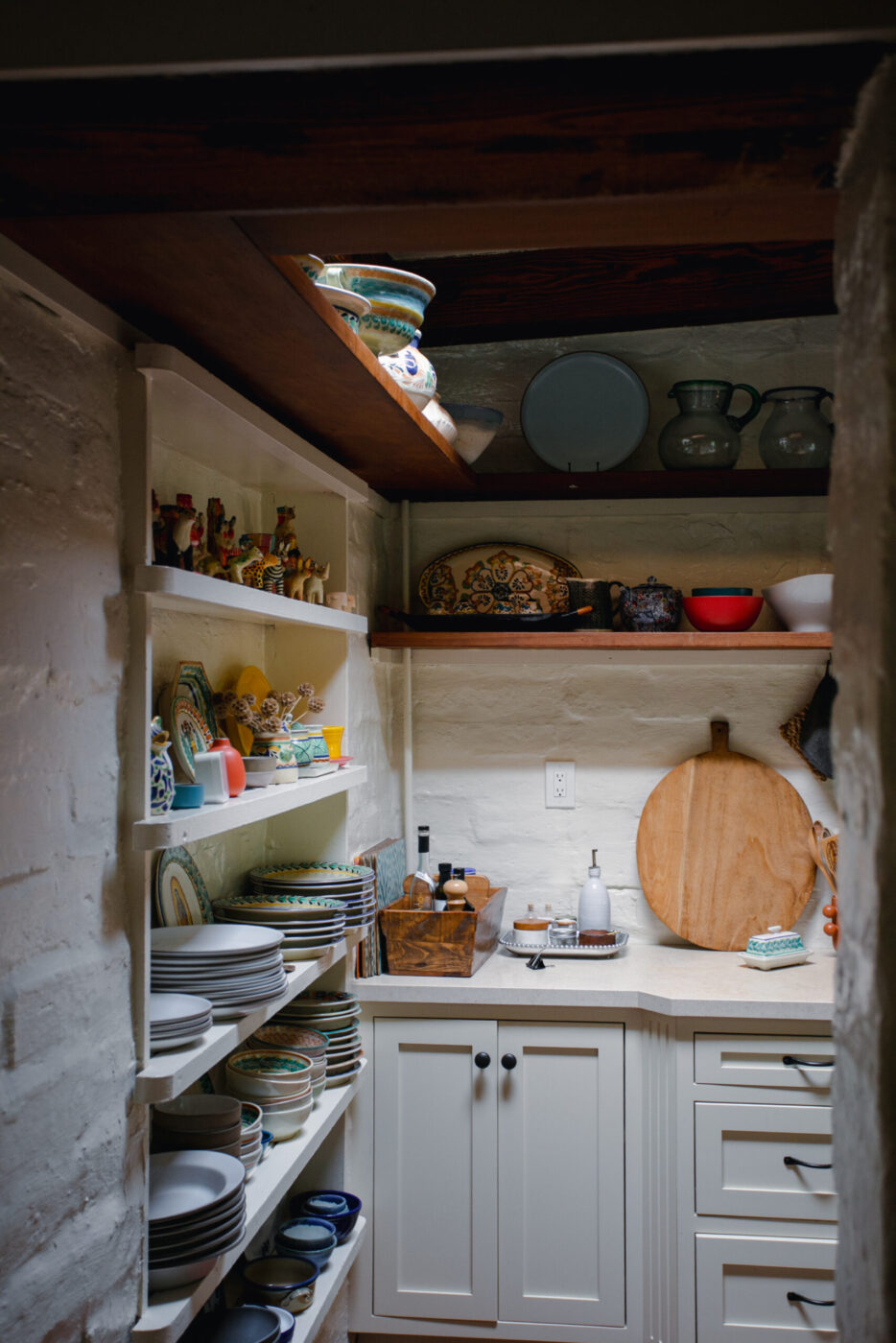 Inside the adobe at Westerbeke Ranch in Sonoma. (Eileen Roche)