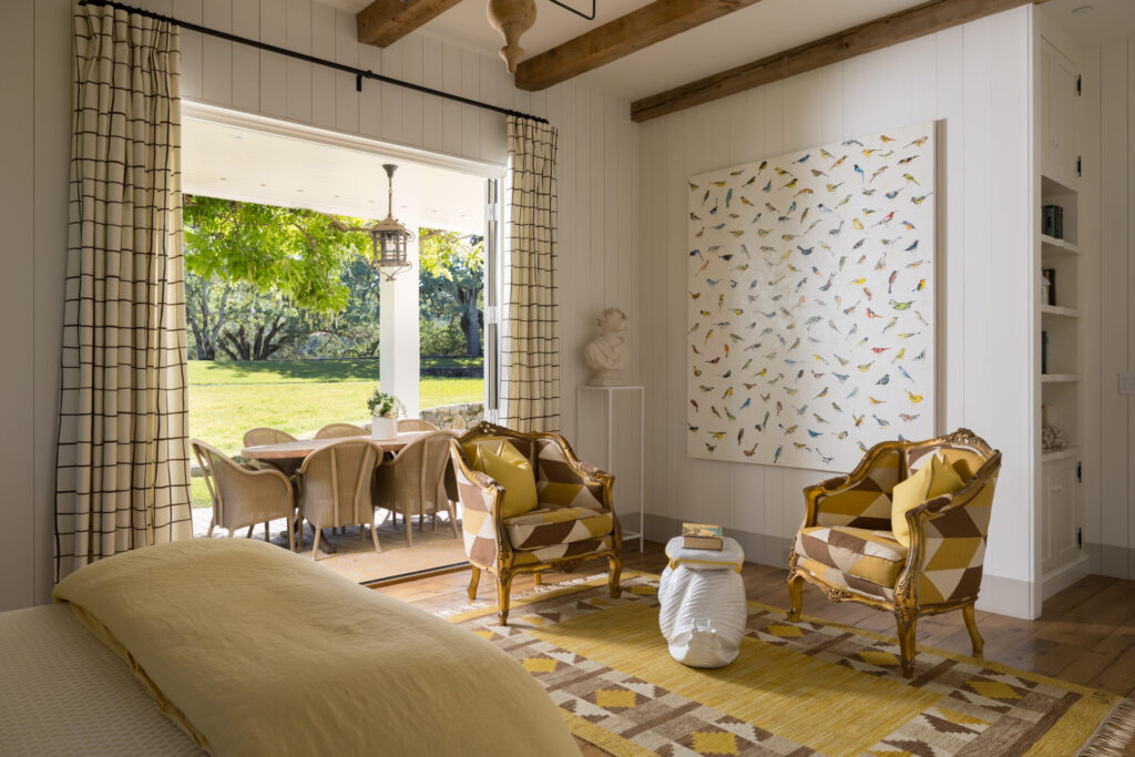 Bedroom and patio. (Peter Lyons)