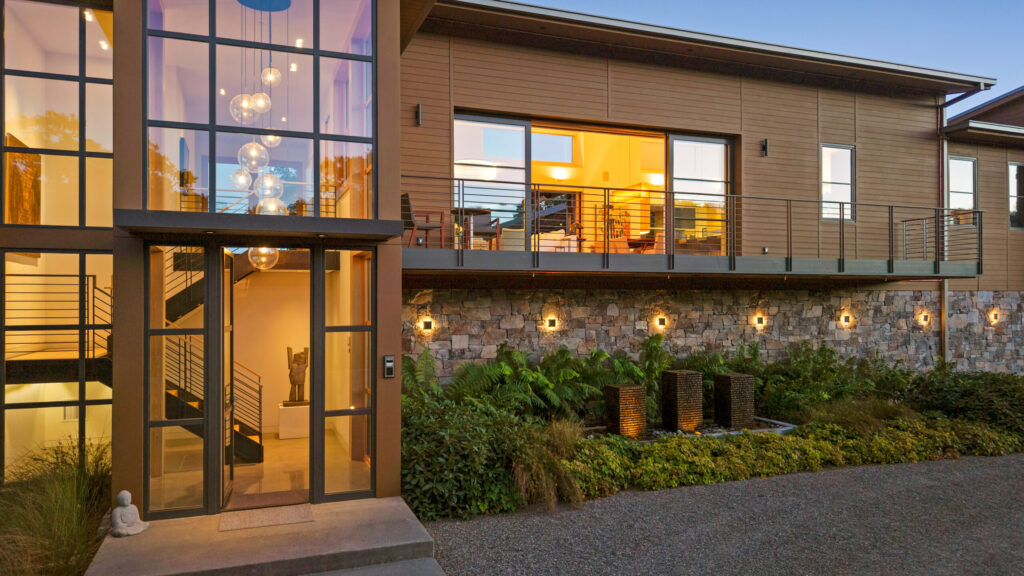 Front entrance. (Jim Nevill / Sotheby’s International Realty)