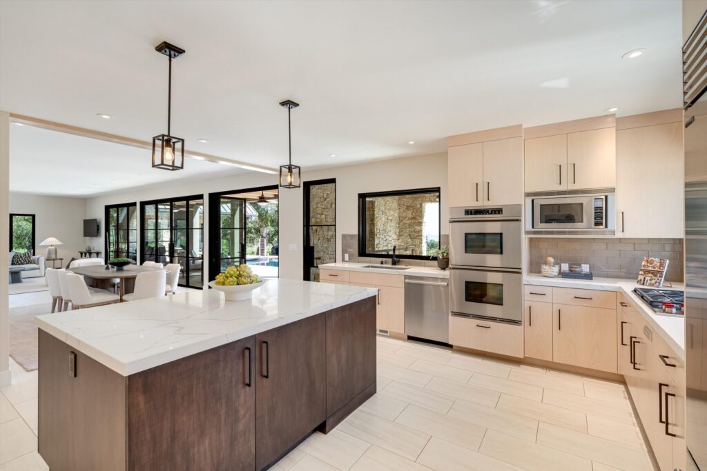 Kitchen area of great room. (Daniel Wilson / Sotheby's International Realty)