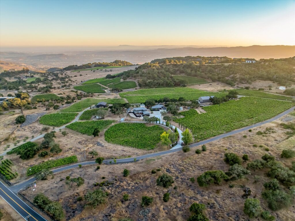 The Atlas Peak Winery estate in Napa is currently listed for $14,500,000. (Daniel Wilson / Sotheby's International Realty)