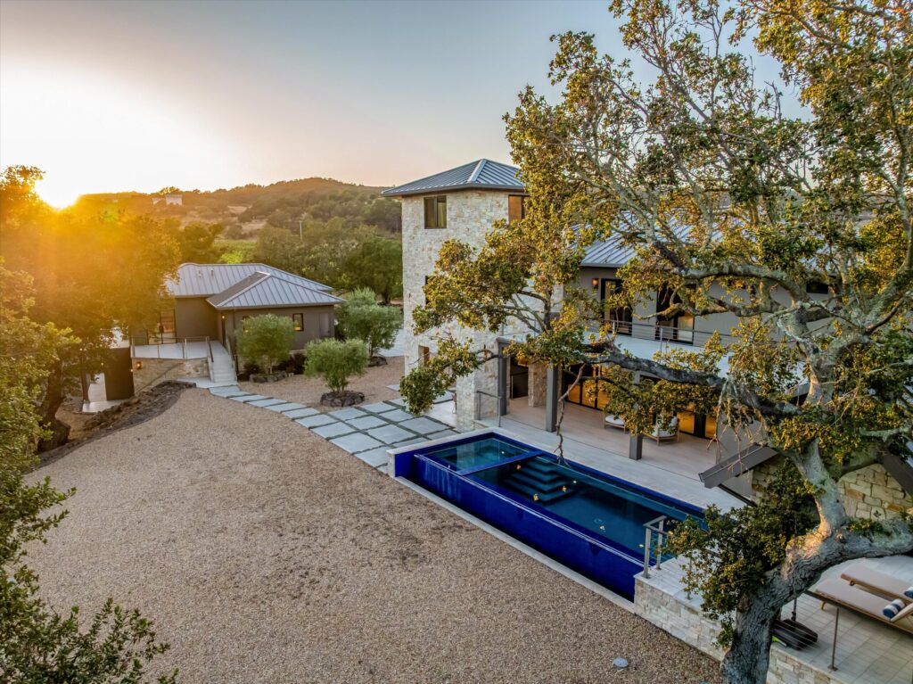 Main home, guesthouse and yard. (Daniel Wilson / Sotheby's International Realty)