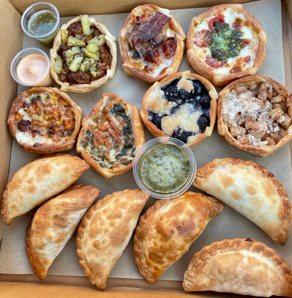 Empanadas from Vinoma in Rohnert Park. (The Press Democrat, file)