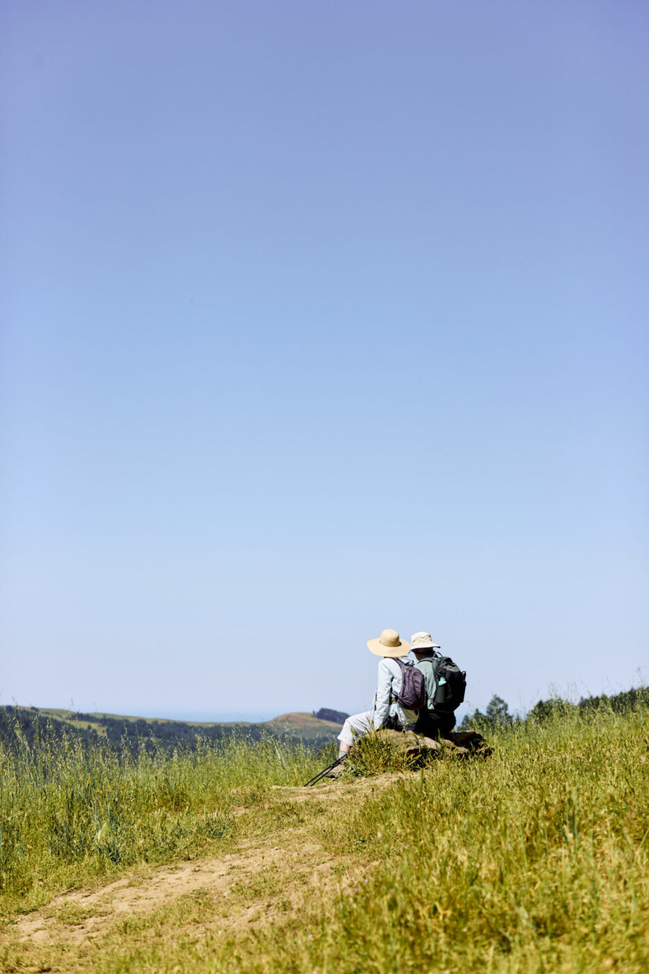 The six-day, cross-county trek offers time for reflection and connection with nature. (Kim Carroll)