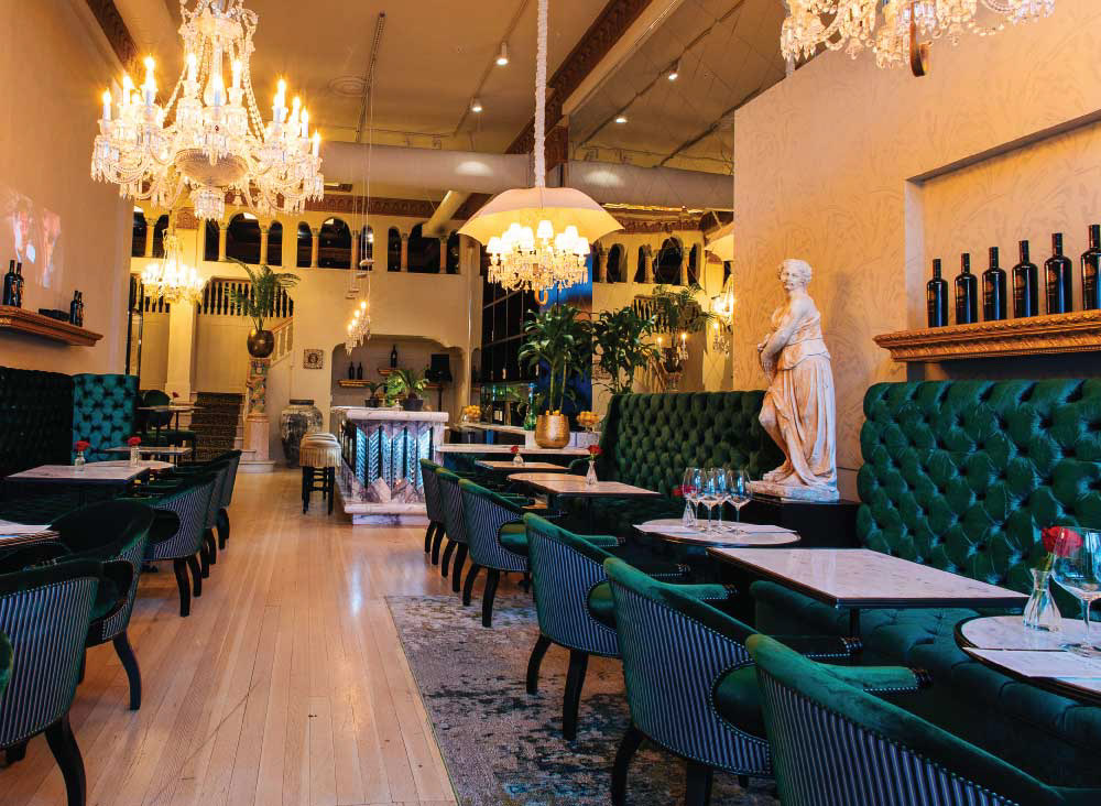 Inside the Flora Springs Wine Lounge at 1142 First St. in the Gordon Building in downtown Napa. It opened in March 2026 in the same place where Boisset's Chateau Buena Vista tasting room operated for four years until it closed in late 2025. (Courtesy: Boisset Collection)