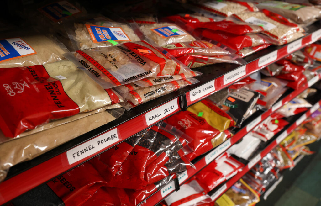 Spices and ingredients for Indian cooking at the Fuel & Food Market in Santa Rosa on Thursday, June 11, 2026. (Christopher Chung/The Press Democrat)