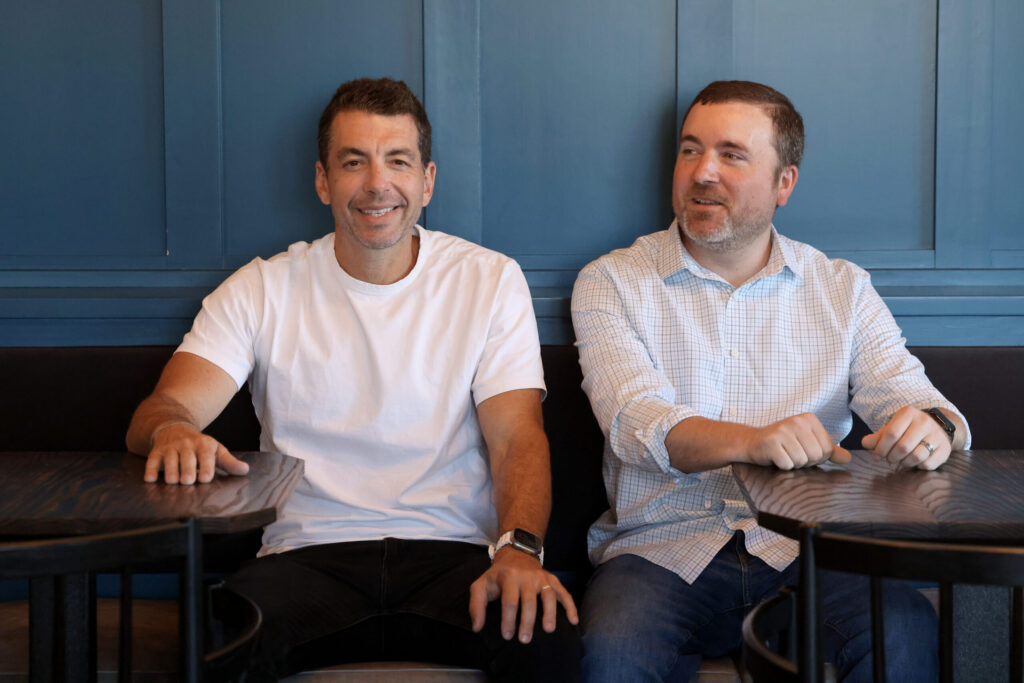 SMASH managing partners Ari Weiswasser, left, and Spencer Waite at SMASH in Sonoma Thursday, July 16, 2026. (Beth Schlanker / The Press Democrat)