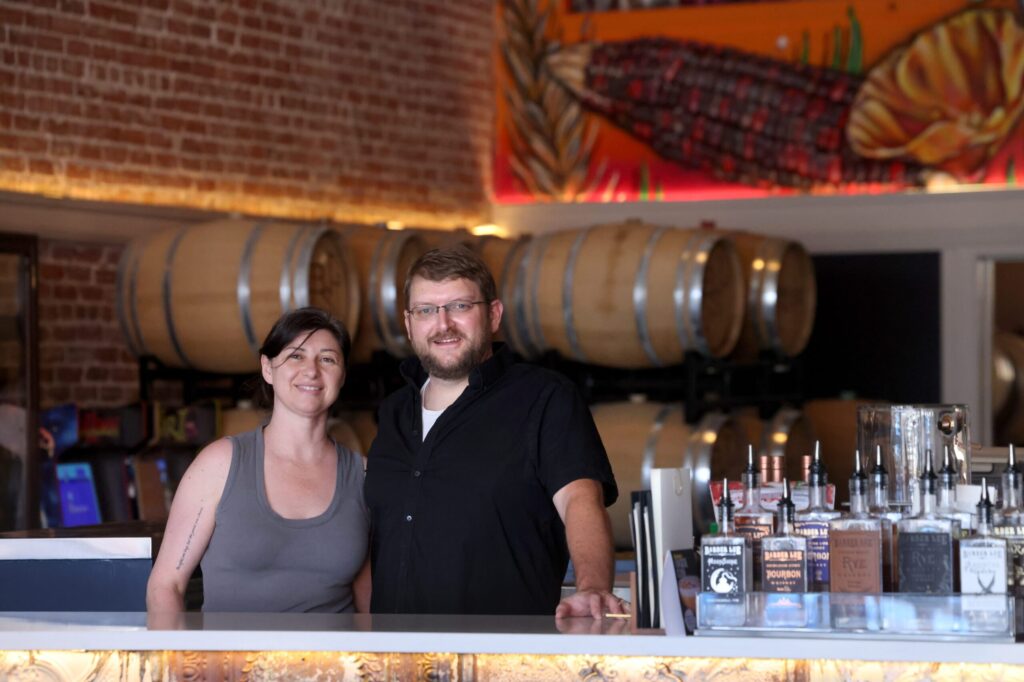 Mike and Lorraine Barber at Taste Petaluma in Petaluma Tuesday, Aug. 11, 2026. (Beth Schlanker / The Press Democrat)