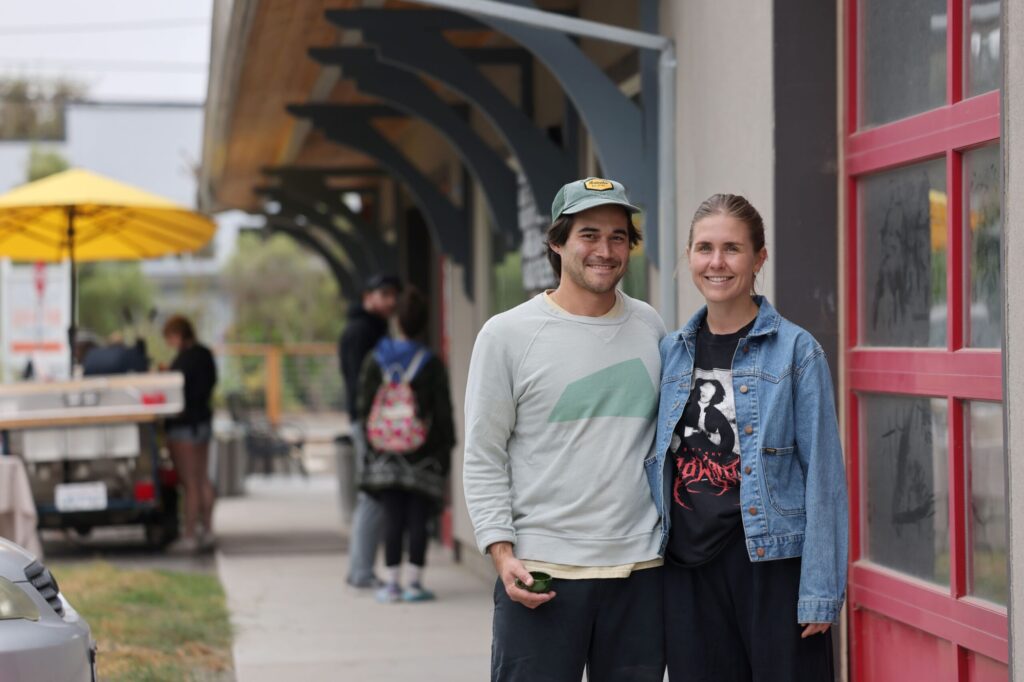 Graton Station co-owners Adrian Apana, left, and Ferrell Carter in Graton Sunday, Aug. 16, 2026. (Beth Schlanker / The Press Democrat)