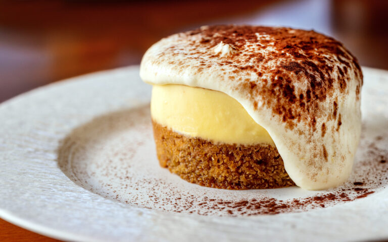 Tiramisu for dessert from Capriciano Osteria Thursday, July 30, 2026 in Santa Rosa. (John Burgess/The Press Democrat)