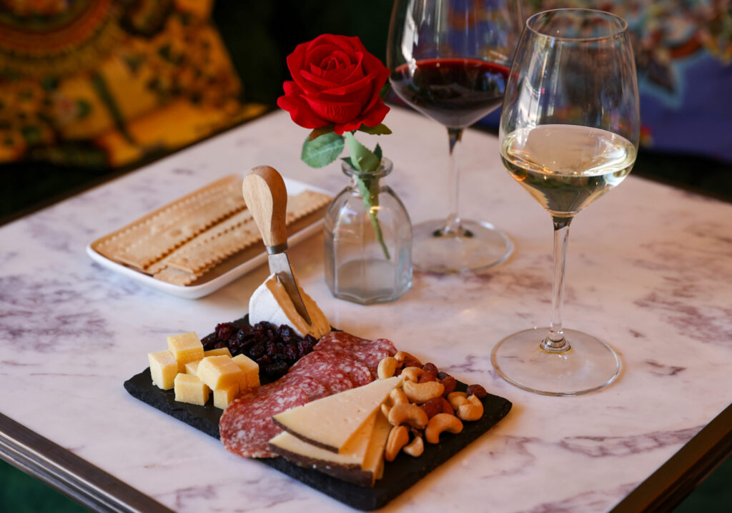 Artisan cheese and charcuterie at Flora Springs Wine Lounge in Napa on Friday, August 21, 2026. (Christopher Chung/The Press Democrat)