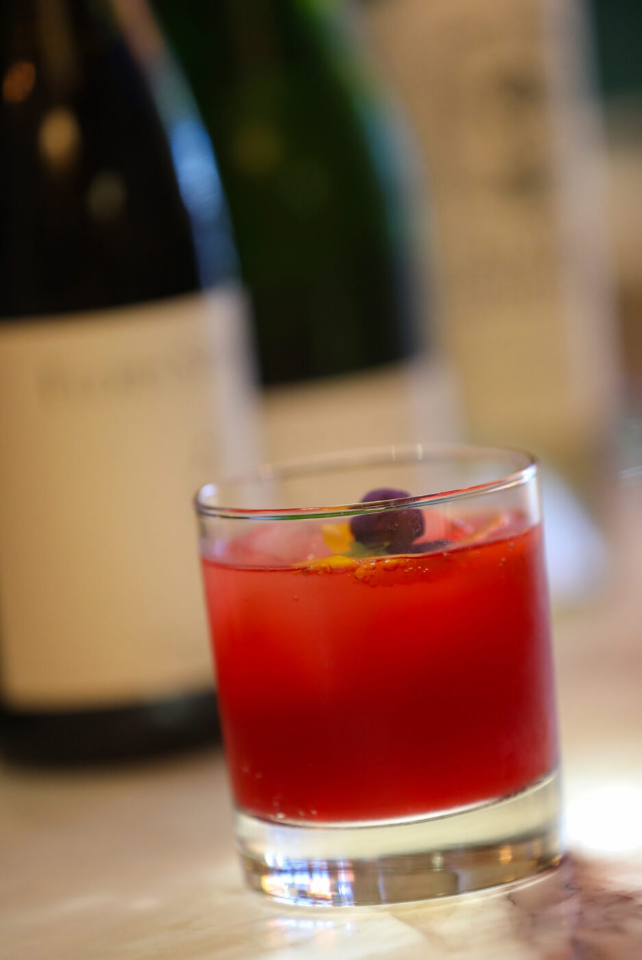 Ruby Negroni Sbagliato served at Flora Springs Wine Lounge in Napa on Friday, August 21, 2026. (Christopher Chung/The Press Democrat)
