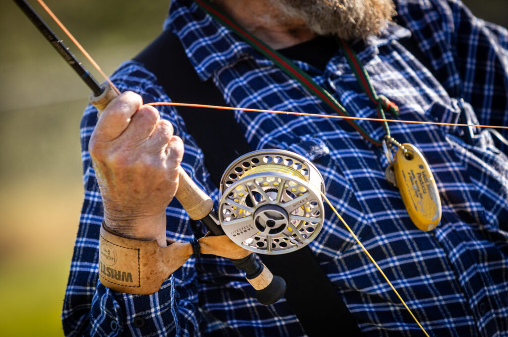 The Russian River Fly Fishers operate one of only four casting ponds in the state in Santa Rosa’s Galvan Park. Photo taken Thursday, May 7, 2026. (John Burgess/The Press Democrat)