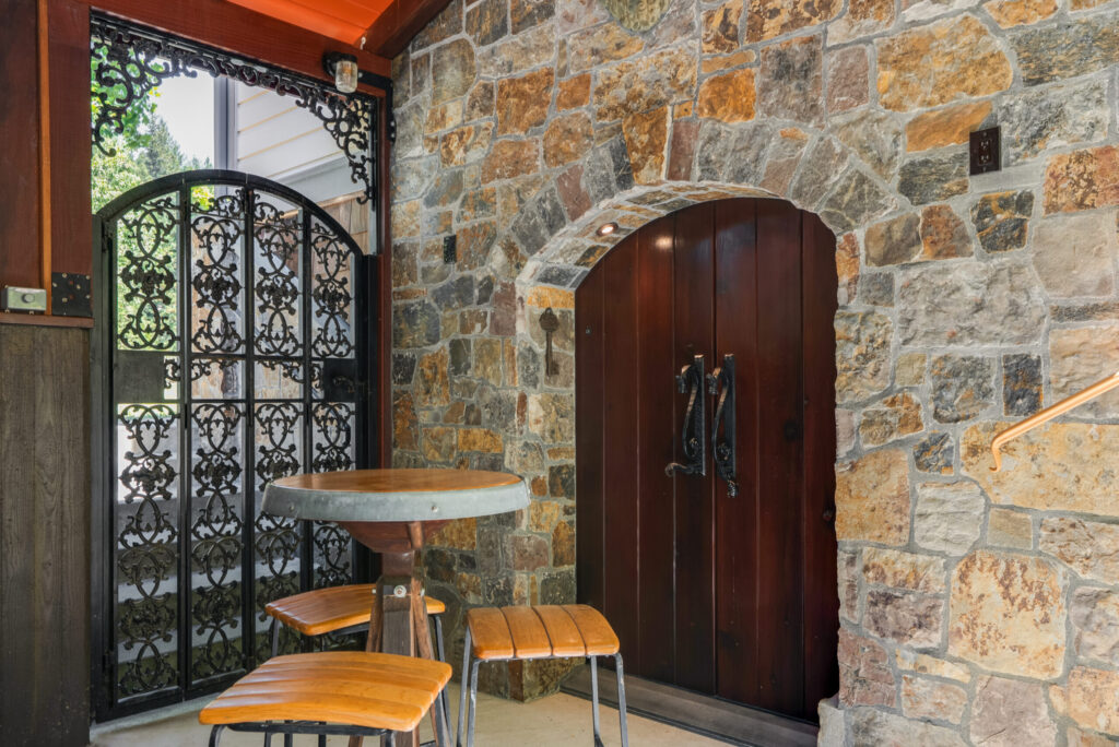 Wine cellar door. (Alan Sarpy / Sotheby's International Realty)