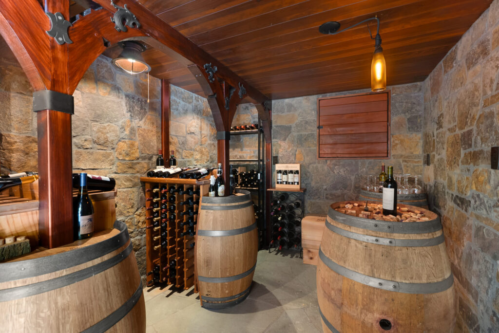 Wine cellar. (Alan Sarpy / Sotheby's International Realty)