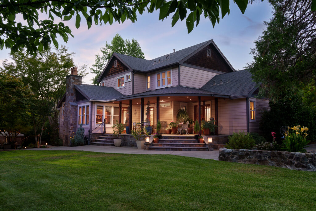Home at dusk. (Alan Sarpy / Sotheby's International Realty)